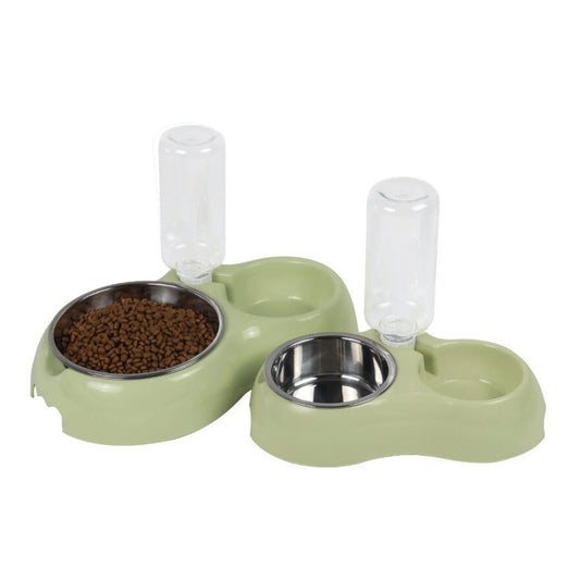 DuoBite™ – Double Feeder with Automatic Water Dispenser for Ferrets – Hydration & Nourishment in One Smart Design