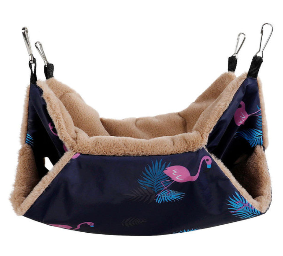 Flokka™ – Cozy Dual-Layer Hammock for Ferrets – Softness Meets Adventure