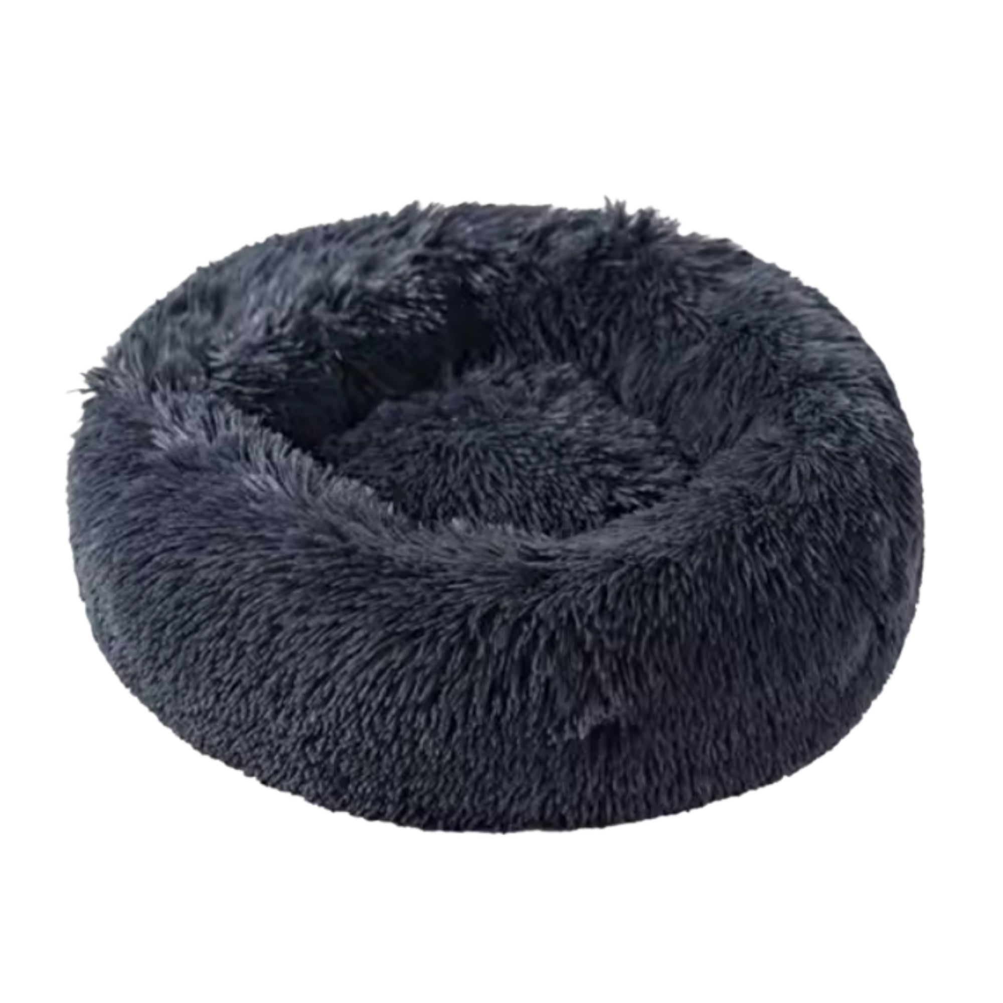 SnugNest™ – Round Plush Bed for Ferrets – All-Season Comfort & Warmth